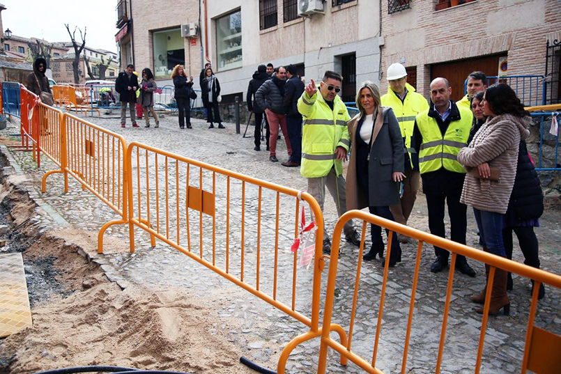 El Ayuntamiento de Toledo y TAGUS sustituyen y amplian la red de abastecimiento en el Barrio de Santa Ana