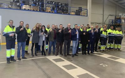 ​La plantilla de TAGUS brinda con la alcaldesa de Toledo por el nuevo año 2020