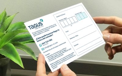 TAGUS ofrece a los abonados la opción de hacernos llegar la lectura de contador por WhatsApp al 664 524 580