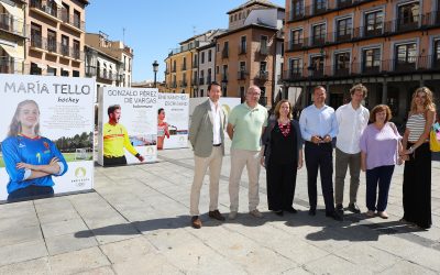 Tagus y el Ayuntamiento de Toledo apoyan a los deportistas olímpicos toledanos en una exposición con su imagen y palmarés