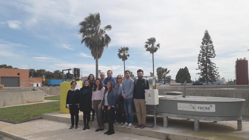 Los socios del proyecto MICROALBAC, liderado por FACSA, se reúnen en la EDAR de Castellón
