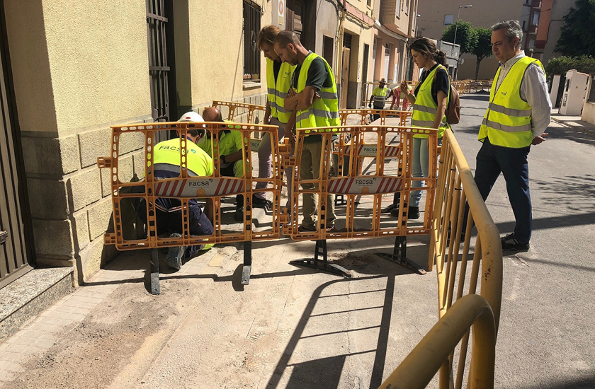 El Ayuntamiento de Almassora y FACSA renuevan los 2,5 kilómetros de red de agua potable de Corell