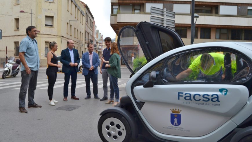 La Vall d’Uixó y FACSA refuerzan su compromiso medioambiental con un nuevo vehículo “cero emisiones”