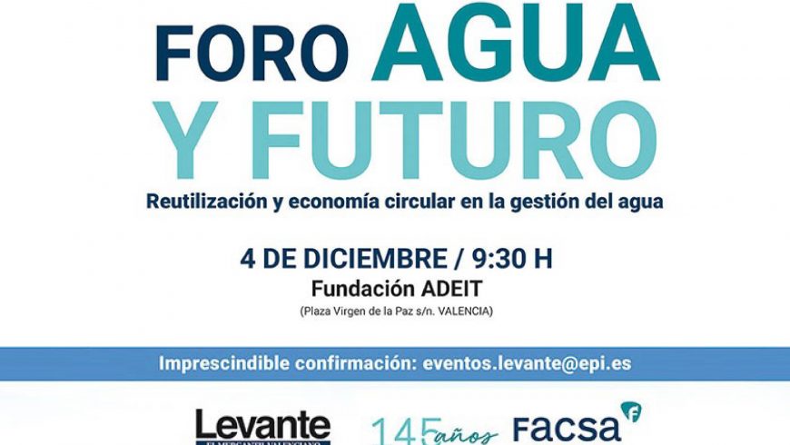 FACSA y Levante debaten en torno a la reutilización y la economía circular en la gestión del agua