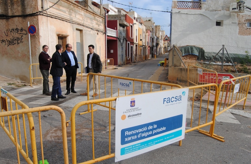 FACSA renueva la red de conducciones de agua potable de Alcalà-Alcossebre