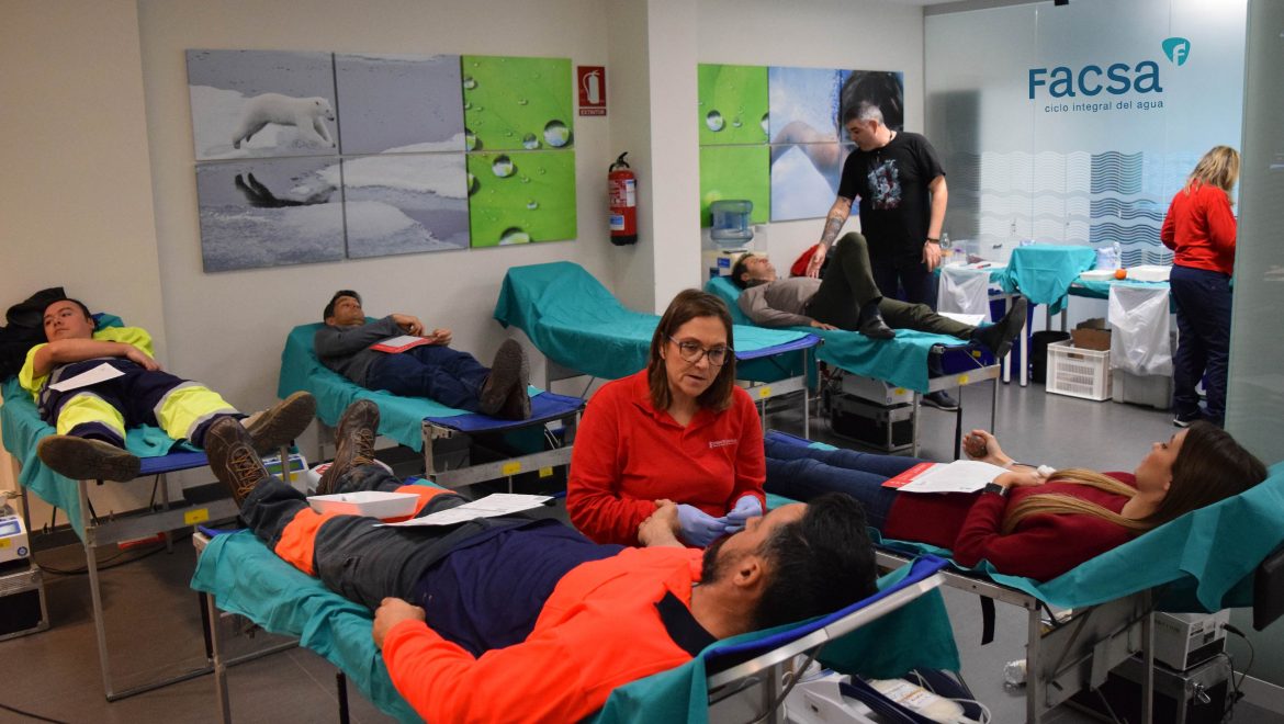 Éxito de participación en la I jornada de donación de sangre organizada por FACSA y el Centro de Transfusión de la Comunidad Valencian