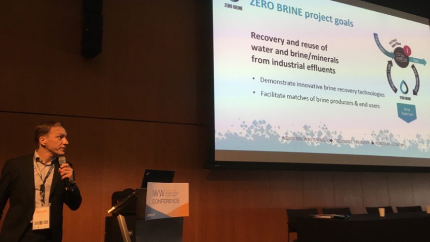 El proyecto Zero Brine organiza una jornada en la European Water Innovation Conference para exponer sus avances