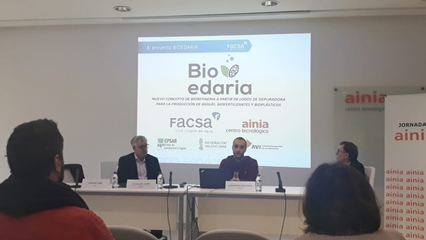 FACSA expone los avances del proyecto Bioedaria en la Jornada de Innovación de Ainia