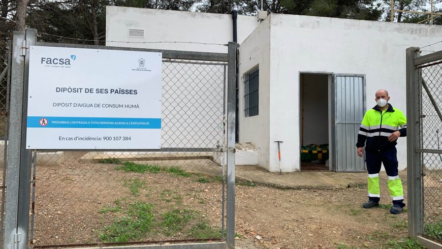 El Ayuntamiento de Sant Antoni y FACSA continúan trabajando en la optimización del servicio de abastecimiento de agua potable