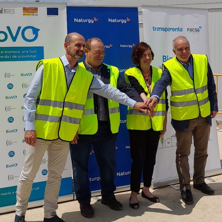 El Consorci per a la Gestió dels Residus del Vallès Oriental, el Consorci Besòs Tordera, la UTE Upgrading Granollers y Naturgy firman un acuerdo con el que se comprometen a impulsar el desarrollo del biometano en Catalunya