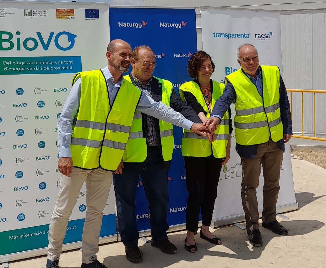 El Consorci per a la Gestió dels Residus del Vallès Oriental, el Consorci Besòs Tordera, la UTE Upgrading Granollers y Naturgy firman un acuerdo con el que se comprometen a impulsar el desarrollo del biometano en Catalunya