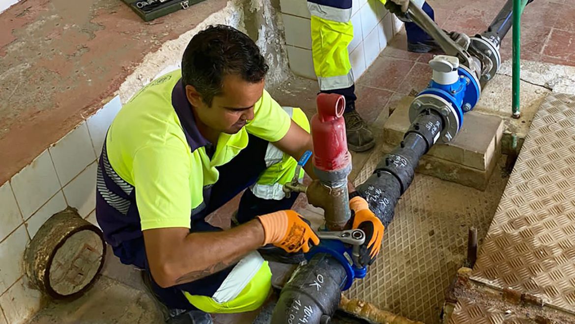 Sant Antoni destina el 10 % de la facturación del servicio de agua a renovar sus infraestructuras hidráulicas