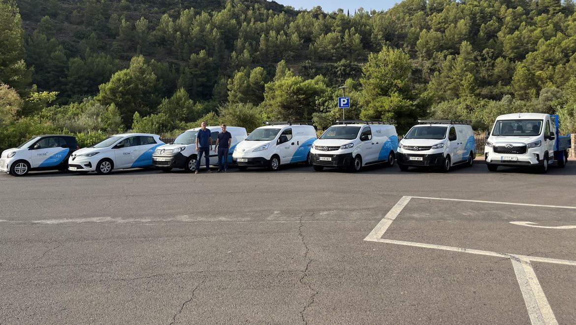 La Vall d’Uixó y Facsa cumplen el reto de electrificar toda su flota de vehículos del servicio de abastecimiento de agua