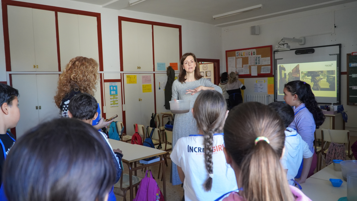 Arranca en Sarrión el proyecto educativo ‘Juntos por el Agua’ de la CHJ y Facsa