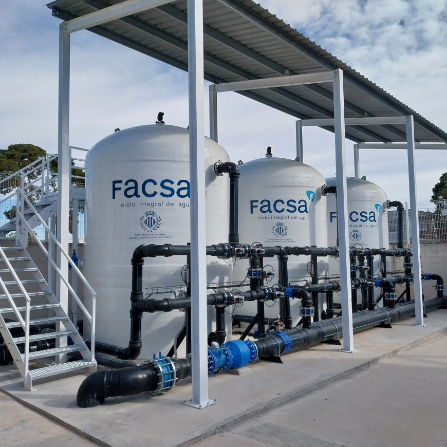 Facsa finaliza en Vila-real dos plantas de carbón activo que permiten abastecer a la localidad de agua de máxima calidad