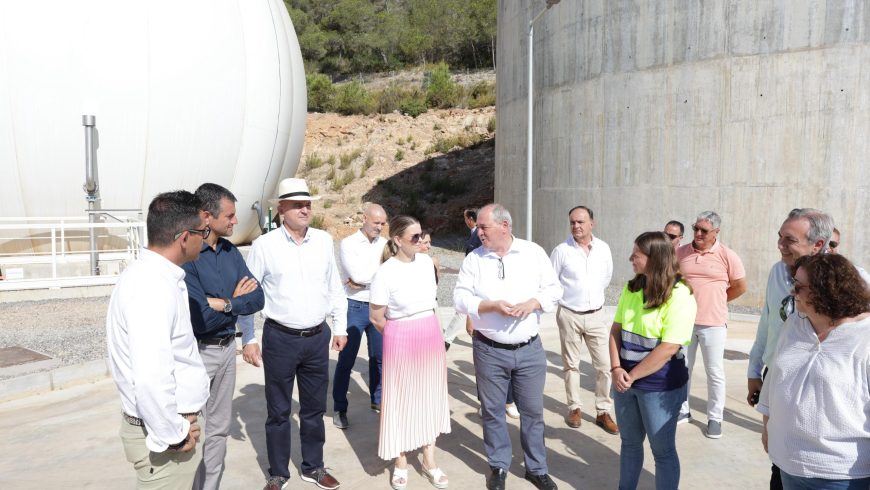 La nueva depuradora de Sa Coma marca un hito en la mejora del sistema de saneamiento en Ibiza